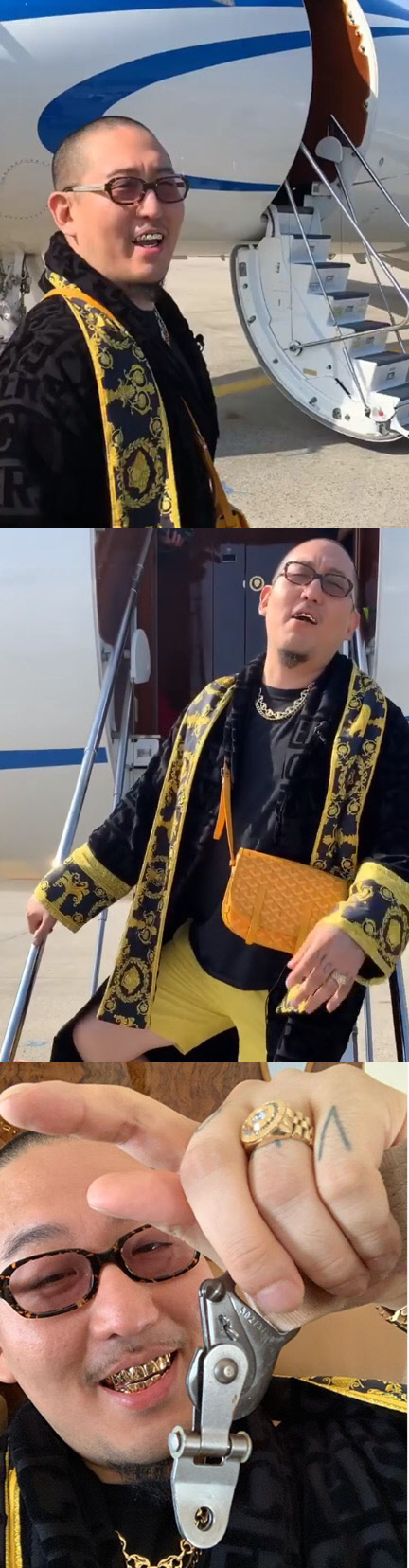 염따 전세기(사진=염따 인스타그램 캡처)